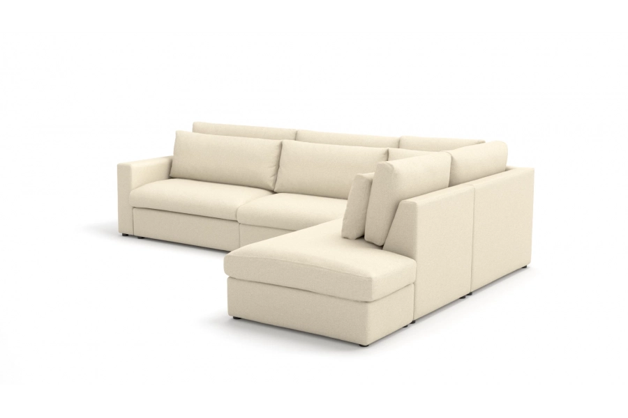 Model Portofino - Portofino sofa 1,5 osobowa + sofa 1,5 osobowa + otomana prawa